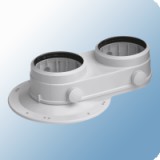 Saunier Duval kondenzációs SDC osztott indító idom 80mm