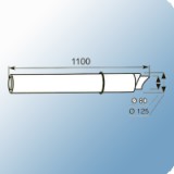 Saunier Duval kondenzációs SDC vízszintes kivezető alapkészlet 80/125mm
