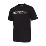 Savage Gear Signature Logo T-Shirt Black póló XXL (SVS73648)