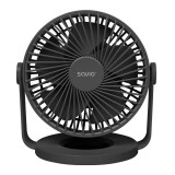 Savio AD-01 USB Asztali ventilátor - Fekete (AD-01)