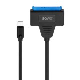 Savio AK-69 USB-C apa - SATA anya Adapter (AK-69)