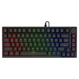 Savio ASTRAL BLACK JADE billentyűzet Játék USB QWERTY Nemzetközi amerikai Fekete