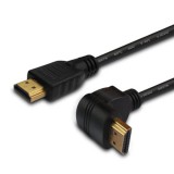 Savio CL-04 v1.4 nagysebességű HDMI kábel derékszögű, 1.5m (CL-04)