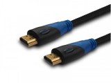 Savio CL-07 HDMI kábel 3 M HDMI A-típus (Standard) Fekete, Kék
