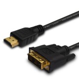 Savio CL-139 HDMI - DVI-A (18+1) kábel 1.8m (CL-139) - HDMI