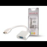 SAVIO cl-27 HDMI apa - D-Sub (VGA) anya Adapter Fehér (CL-27)