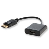 Savio CL-55/B Displayport apa és HDMI anya adapter (CL-55/B) - DisplayPort