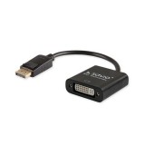 Savio CL-91 Displayport (apa) – DVI (anya) adapter fekete (CL-91) - DisplayPort