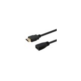 Savio HDMI hosszabbító kábel Ethernettel 1m Fekete (CL-132)