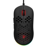 Savio HEX-R Gaming Egér 12000 DPI Fekete (HEX-R BLACK)