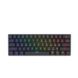 Savio Mechanical Keyboard BLACKOUT Blue Outemu black USB QWERTY Angol Fekete Gamer billentyűzet