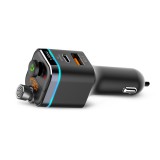 Savio TR-12 FM transzmitter 87,6 - 107,9 MHz Bluetooth Fekete