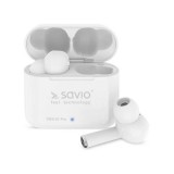 Savio TWS-07 Pro vezeték nélküli Bluetooth fülhallgató fehér (TWS-07 PRO) - Fülhallgató