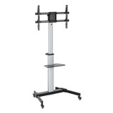 SBOX FS-444 Floor Mobile Mount 37"-86" Silver/Black