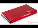 Sbox HDC-2562R USB 3.0 HDD ház 2,5" SATA,piros