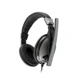 Sbox HS-302 20Hz - 20kHz, 3.5 mm jack fekete-szürke gamer mikrofonos fejhallgató