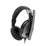 Sbox HS-302 Mikrofonos fejhallgató szürke-fekete (HS-302-GRYBK) - Fejhallgató