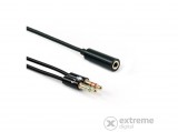 Sbox jack elosztó 3,5 mm anya - 2x3,5 mm apa 0,2 m