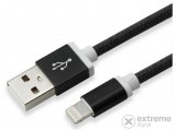 SBox lightning adat-, és töltőkábel, 1,5m, fekete