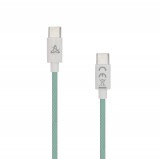 SBOX Type-C to Type-C 60W Charge and sync cable 1m Green TYPE-C-1-G