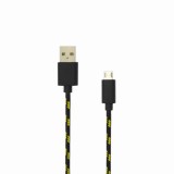 SBOX USB A Male -> MICRO USB Male cable 1m Black USB-1031B/R