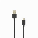 SBOX USB A Male -> TYPE-C Male cable 2m Black USB-20-TYPEC-2/R