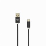 SBOX USB Male -> TYPE-C Male cable 1,5m Black USB-TYPEC-15B