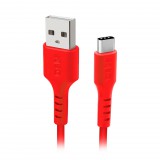 SBS TECABLEMICROC15R USB-A - Type-C kábel 150cm - piros
