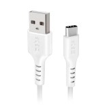 SBS TECABLEMICROC15W USB-A apa - USB-C apa 2.0 Adat és töltőkábel - Fehér (1.5m) (TECABLEMICROC15W)