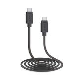SBS TECABLETCC20K USB-C apa - USB-C apa 2.0 Adat és töltő kábel - Fekete (1.5m) (TECABLETCC20K)