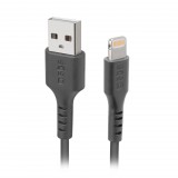 SBS TECABLEUSBIP589K USB-A - Lightning kábel 100cm - fekete