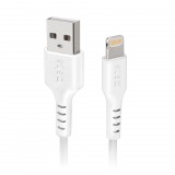 SBS TECABLEUSBIP589W USB-A - Lightning kábel 100cm - fehér