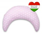 Scamp félhold szoptatós párna pamutvászon huzattal /RosaStarDots