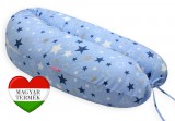 Scamp formázható univerzális szoptatós párna pamut huzattal /BlueWhiteLittleBig ()
