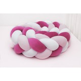 Scamp rácsvédő fonott 180cm Fehér-Rózsaszín-Pink RFT010 180CM