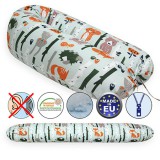 Scamp Szoptatós párna - Zöld alapon erdő állatai