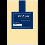 SCANquilt JERSEY ELASTIC LYCRA lepedő, banánsárga, 180×200 cm (25988)