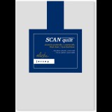 SCANquilt JERSEY ELASTIC LYCRA lepedő, világosszürke, 160×200 cm (27973)