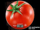 Scarlett SCKS57P38 konyhai mérleg, paradicsom mintás
