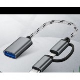Schenopol 2 in 1 USB átalakító kábel