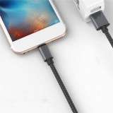 Schenopol Extra strapabíró 1 méteres Lightning Iphone gyorstöltő és USB adatkábel - - Szürke