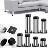 Schenopol Univerzális Bútorláb Készlet - Állítható Magasságú - Univerzális Bútorláb Készlet - 50x50mm