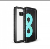 Schenopol Vízálló és ütésálló tok Galaxy S8 S8+ S9 telefonokhoz - Vízálló és ütésálló tok Galaxy S9 Fekete