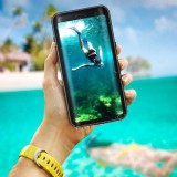 Schenopol Vízálló és ütésálló tok Galaxy S8 S8+ S9 telefonokhoz - Vízálló és ütésálló tok Galaxy S9 Rózsaszín