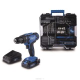 Scheppach C-DTB74/1-X Akkus fúró-csavarozó +1x 2Ah Akku + Töltő + 74db tartozék készlet (5909315900)