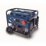 Scheppach SG 7300 áramfejlesztő, kerekes, AVR feszültségszabályzós, önindítós 5500W benzinmotor 420ccm 12,6Le, csatlakozók: 2x230V, 1x400V, 1x12V