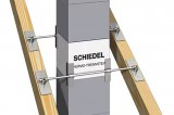 Schiedel Kéménytámasztó szerkezet - szarufákhoz fogatás