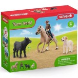 Schleich: Farm World - Western lovaglás játékszett (42578)