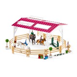 Schleich: lovaglóiskola lovas lányokkal és lovakkal 42389