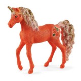 Schleich: Orange unikornis csikó figura 70707